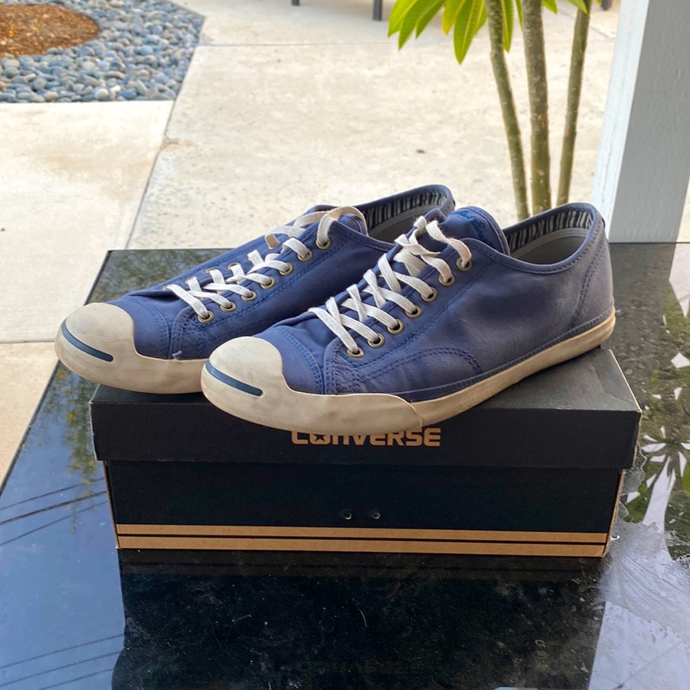 Converse Jack Purcell Navy Sneakers Men’s size 11